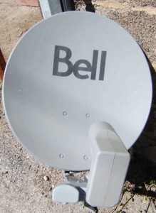 Bell TV 51cm dish with 1 dual LNBF image